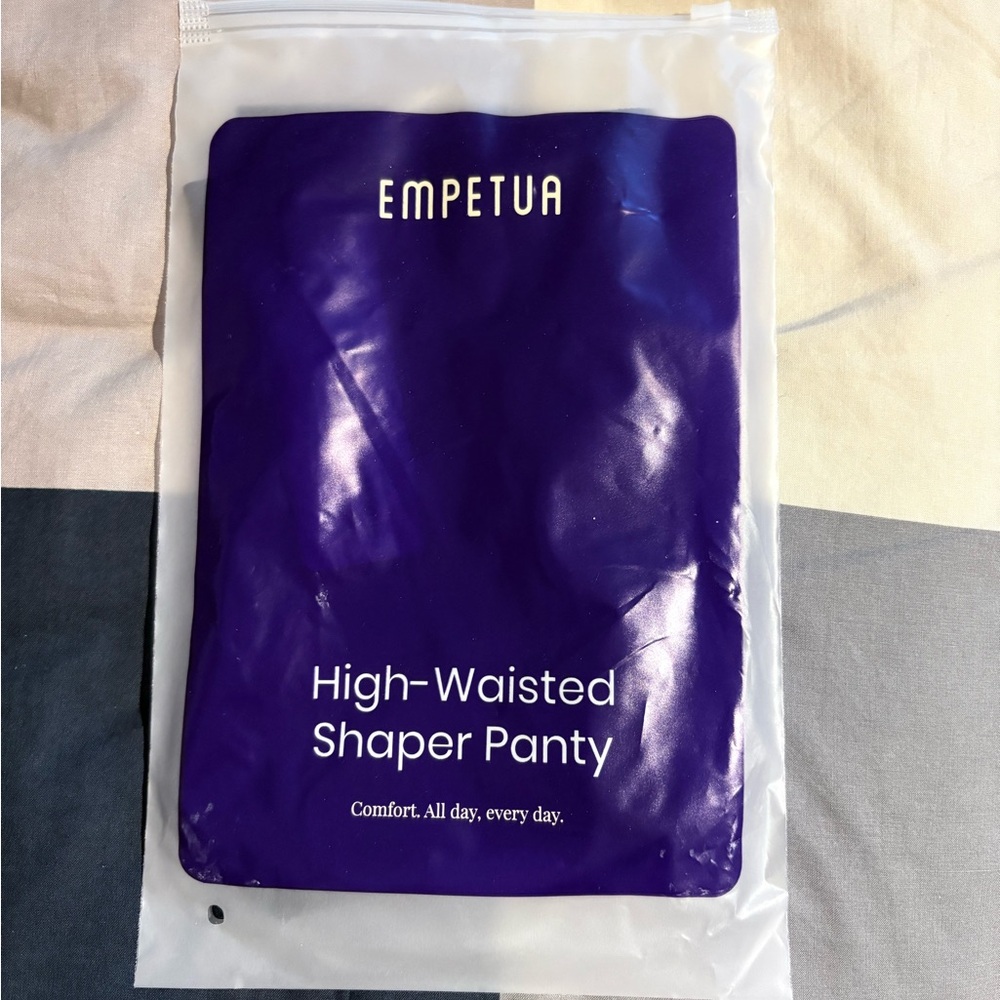 Shapermint Empetua High-Waisted Shaper Panty - Black in Large